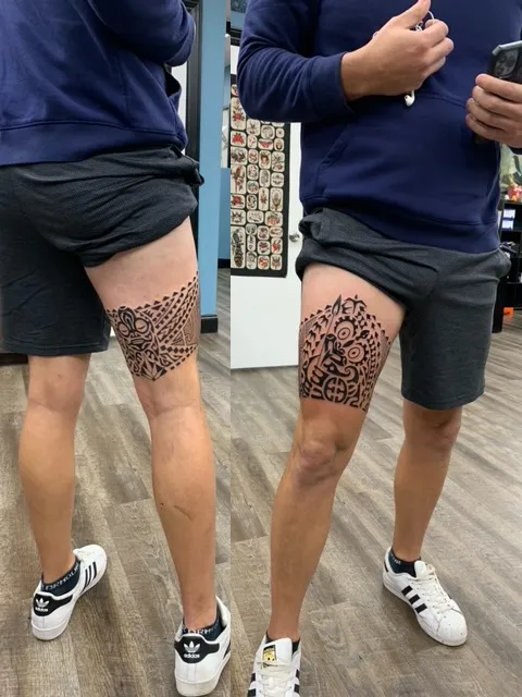Real community tattoo placement: Manuel - kaitoa