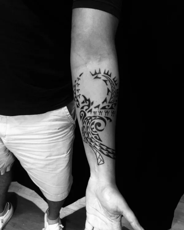 Real community tattoo placement: Maomaochua - Phoenix