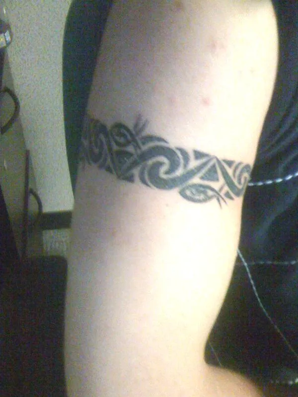 Real community tattoo placement: Marc - Maori armband