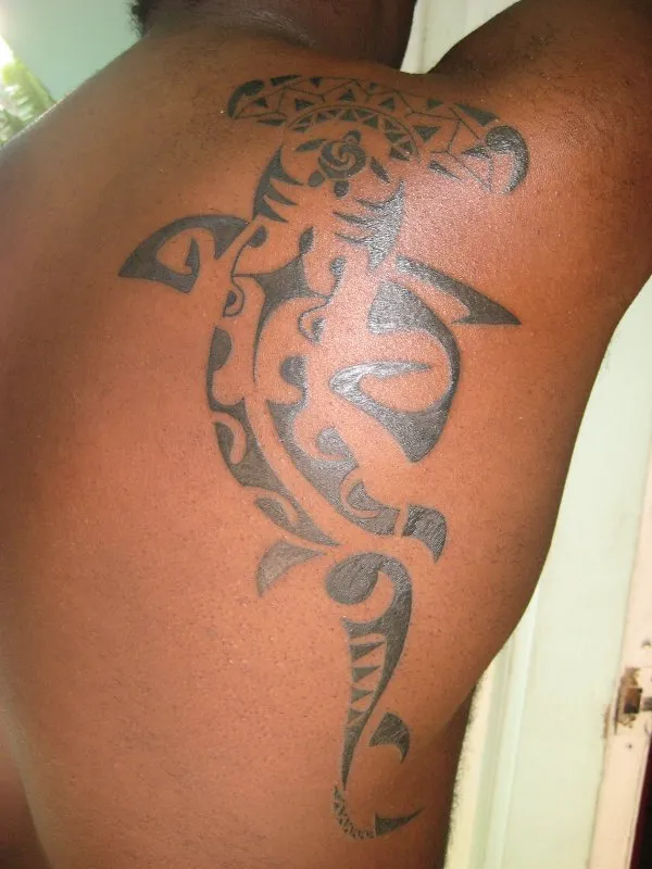Real community tattoo placement: Maurice - Mangopare