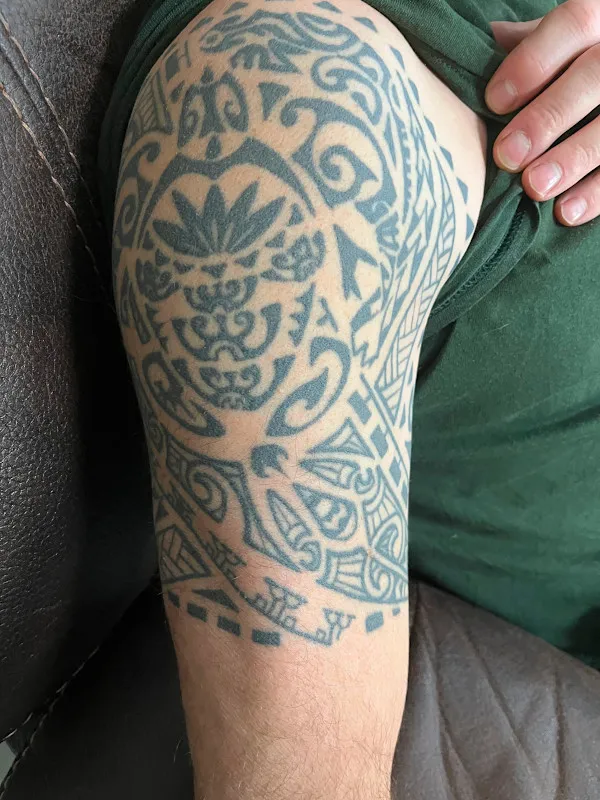 Real community tattoo placement: Michael - Whanaungatanga