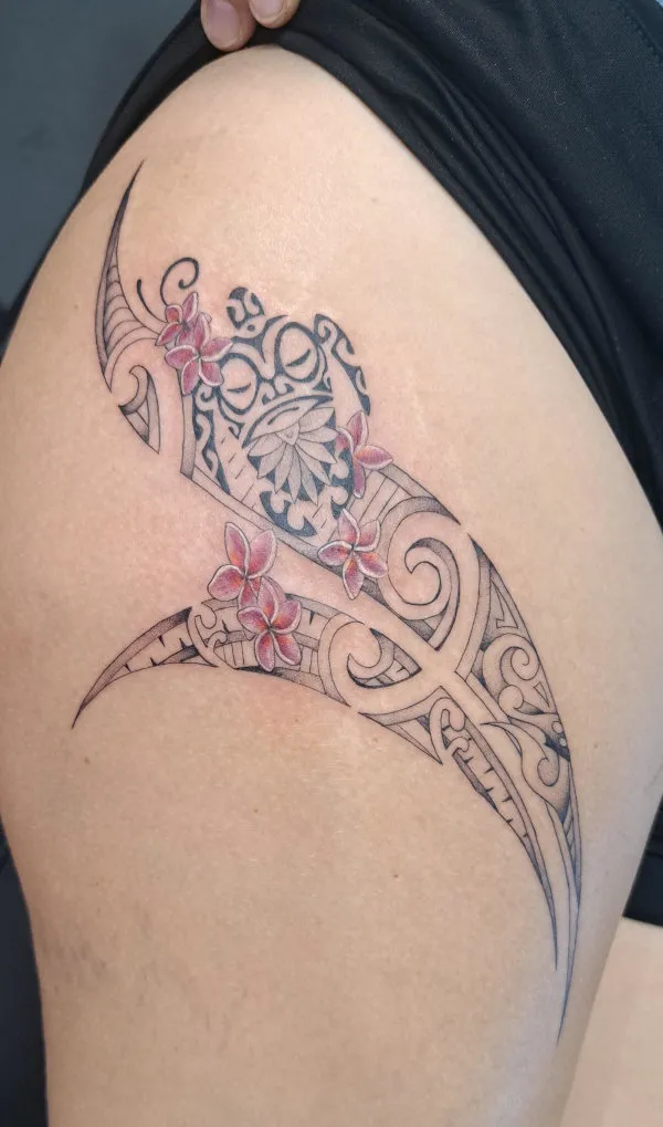 Real community tattoo placement: Michaela - vetea