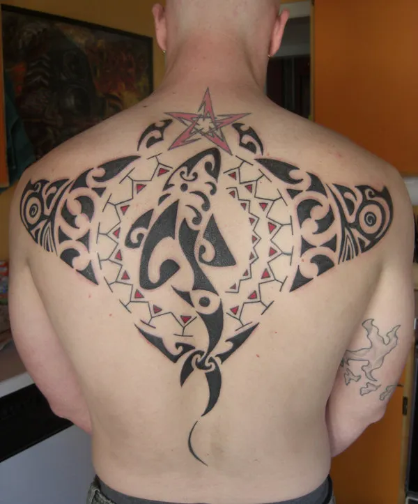 Real community tattoo placement: Mike - Whakarurutanga