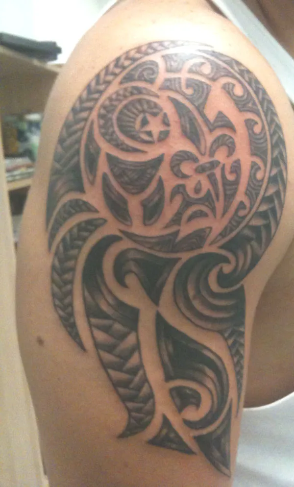 Real community tattoo placement: Mustafa - In memory