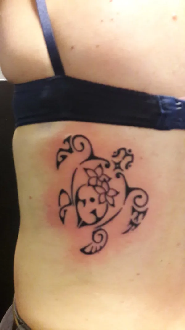 Real community tattoo placement: Natascha - Aapiti, daughter