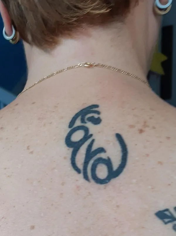 Real community tattoo placement: Natascha - Kaya