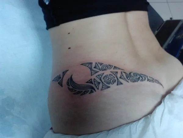 Real community tattoo placement: Natassa - Taiao