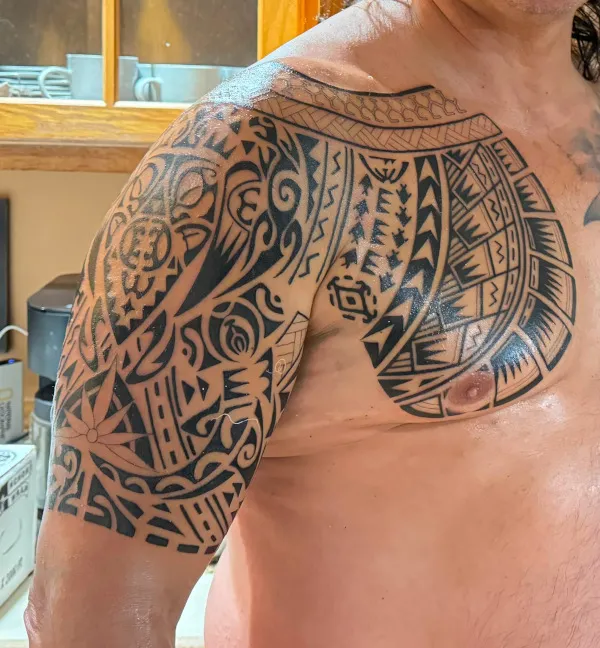 Real community tattoo placement: Nestor - Hongi