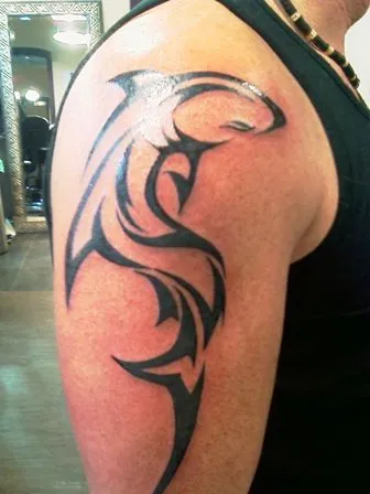 Real community tattoo placement: Neville - Shark