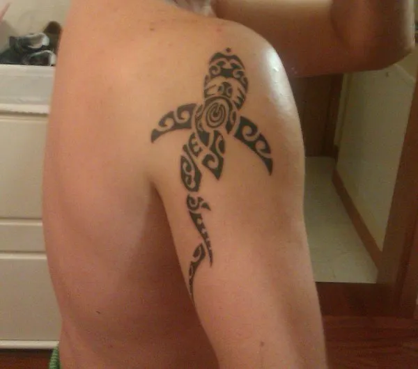 Real community tattoo placement: NicolÃ² - Mango pounamu