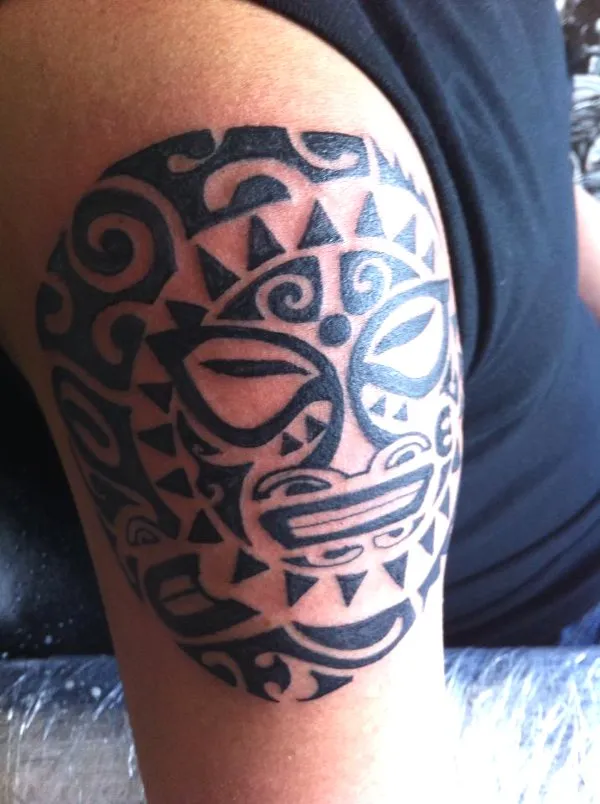 Real community tattoo placement: Oscar - Soleluna