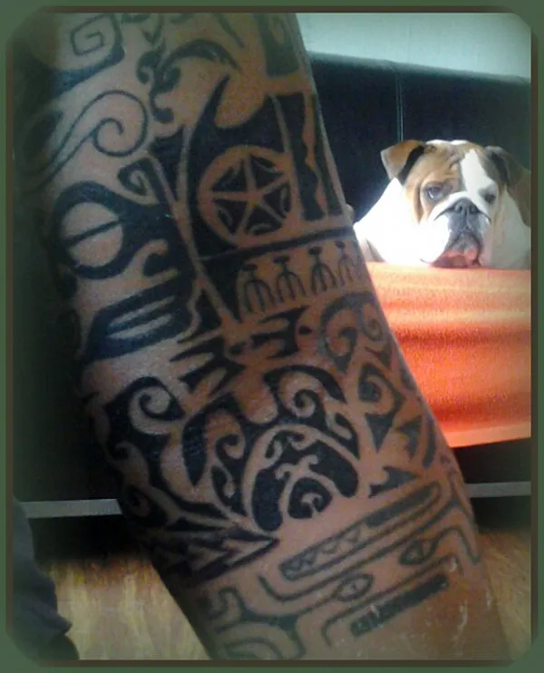 Real community tattoo placement: Otto - Bulldogs