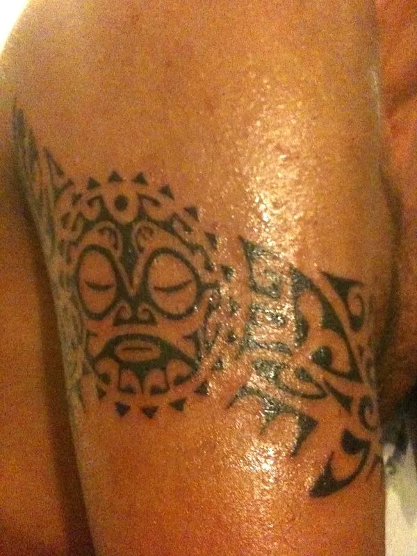 Real community tattoo placement: Paolo - Mango pare