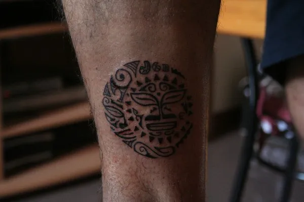 Real community tattoo placement: Paolo - Soleluna