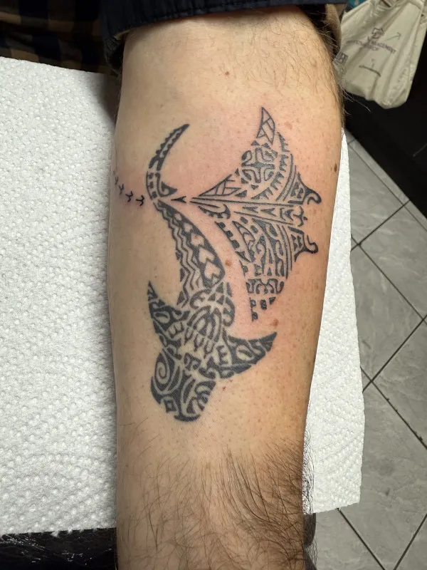 Real community tattoo placement: Pete - pananu