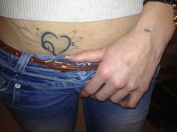 Real community tattoo placement: Petra - Musical heart