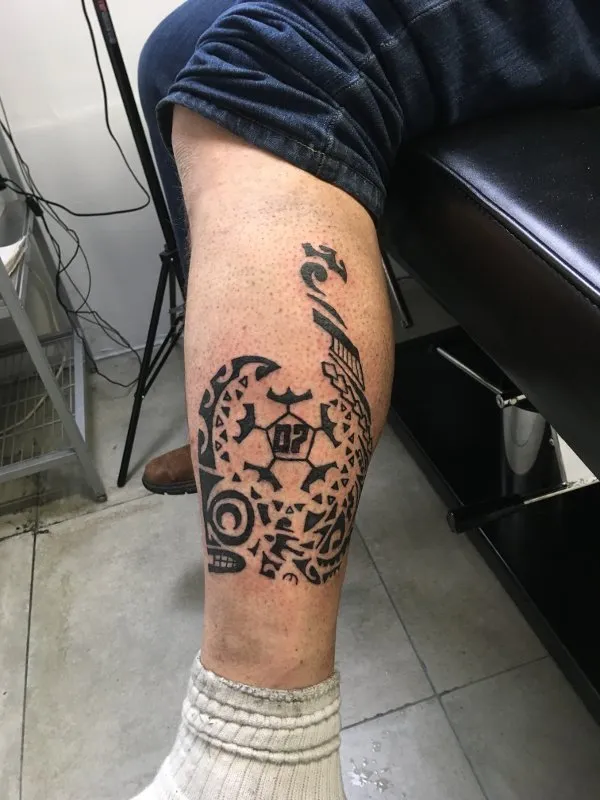 Real community tattoo placement: Pica - Matau