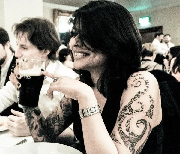 Real community tattoo placement: Poulomi - Flames