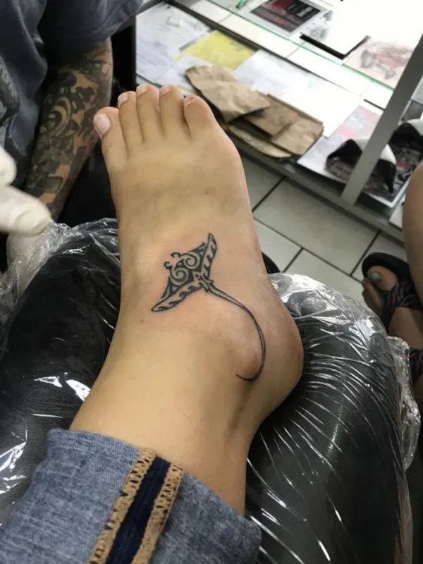 Real community tattoo placement: Rachel - Manta