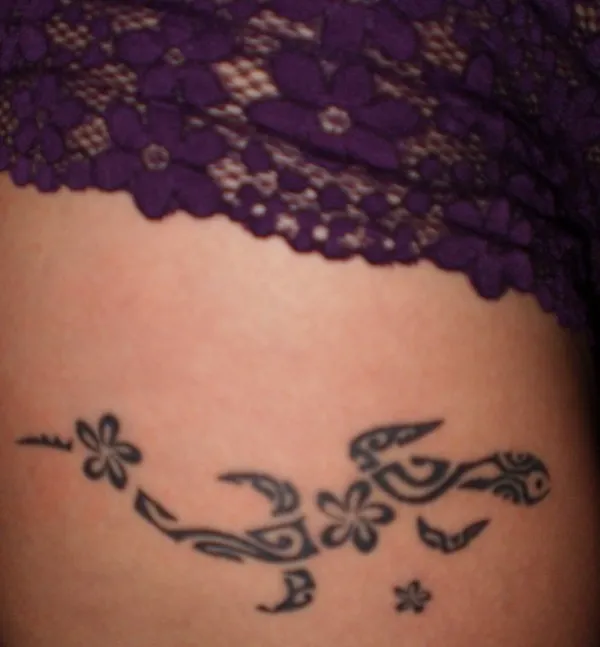Real community tattoo placement: Rebecca - Waimarie