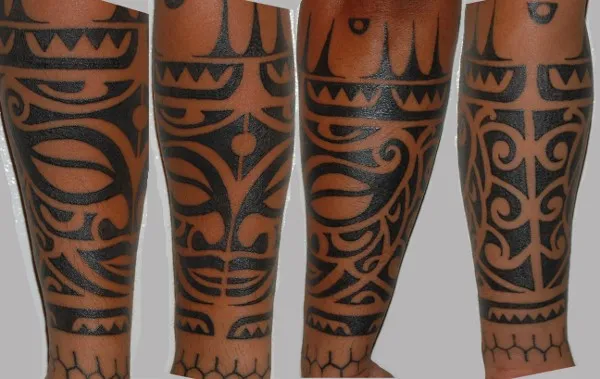 Real community tattoo placement: Red - Whakahirahira