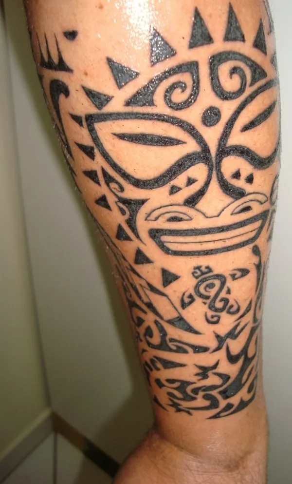 Real community tattoo placement: Sandro Marcelo - Tiki