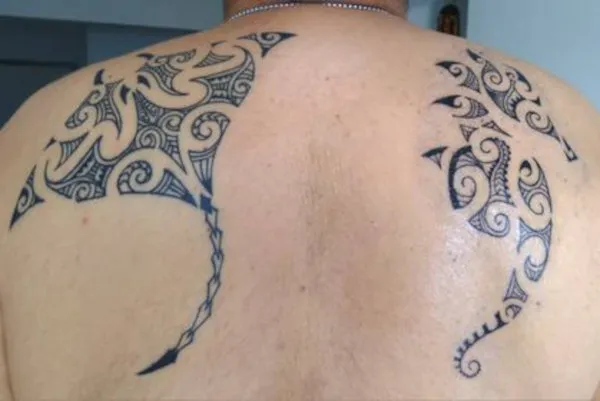 Real community tattoo placement: Shahab - Kirituhi seahorse