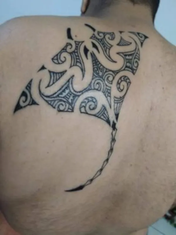 Real community tattoo placement: Shahab - Kirituhi manta