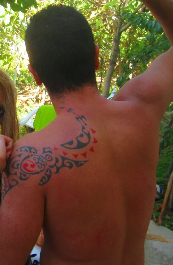 Real community tattoo placement: Shahryar - Family protector