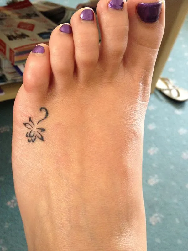 Real community tattoo placement: Silvia - Lotus