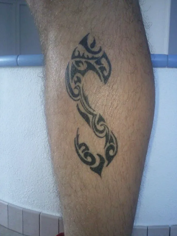 Real community tattoo placement: Simone - Fire S