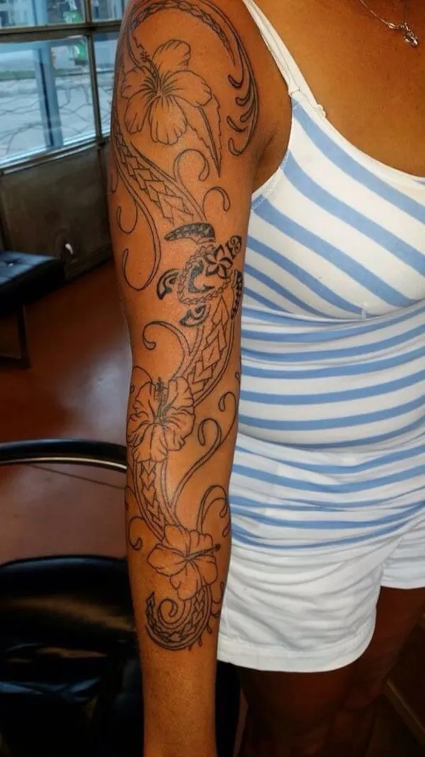 Real community tattoo placement: Skyy - Whaiaro arm