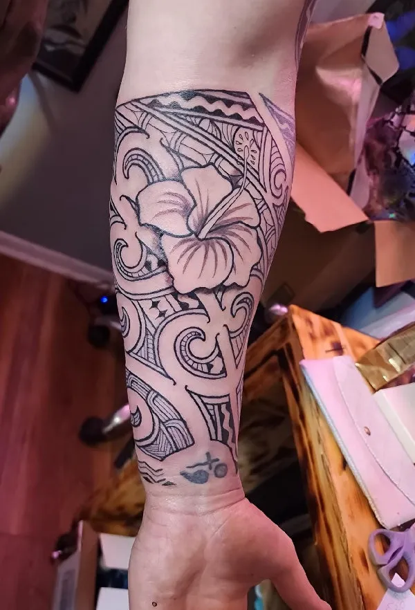 Real community tattoo placement: Solomon - Atinga