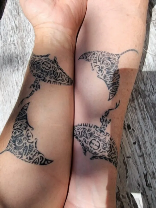 Real community tattoo placement: Sophie - mantas