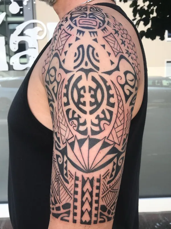 Real community tattoo placement: Stephan - Pena