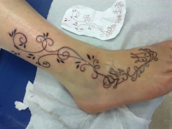 Real community tattoo placement: Teresa - Sasha & Zoe