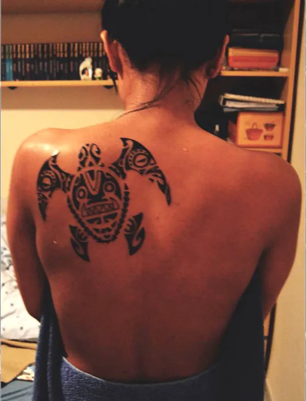 Real community tattoo placement: Thasaneepua - Turtle