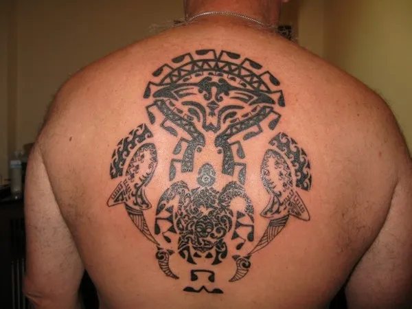 Real community tattoo placement: Tim - Ocean