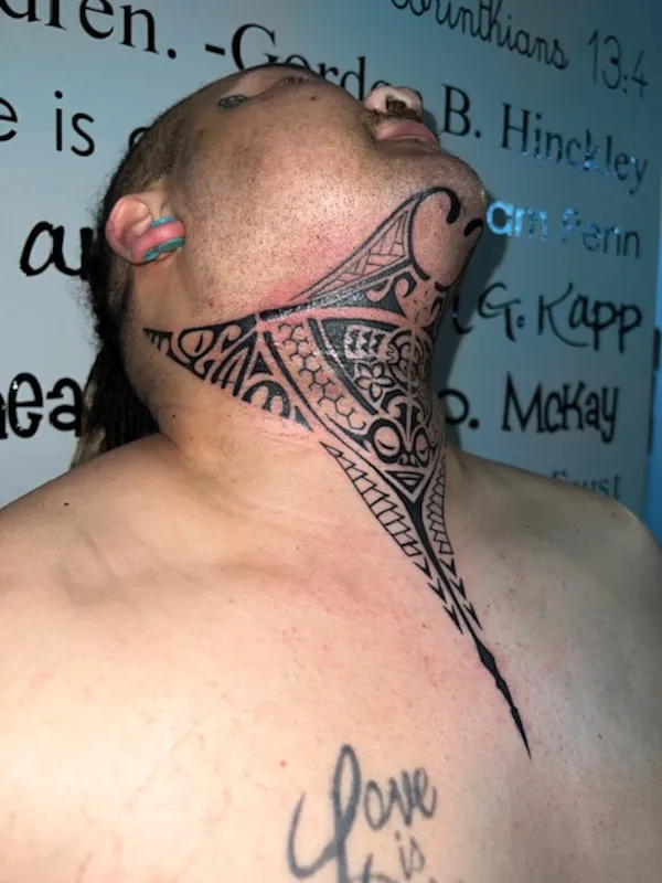 Real community tattoo placement: Tommy - Hai