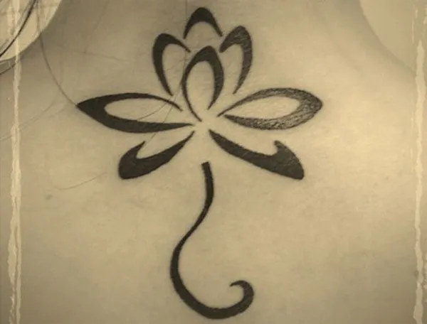Real community tattoo placement: Viktoria - Lotus flower