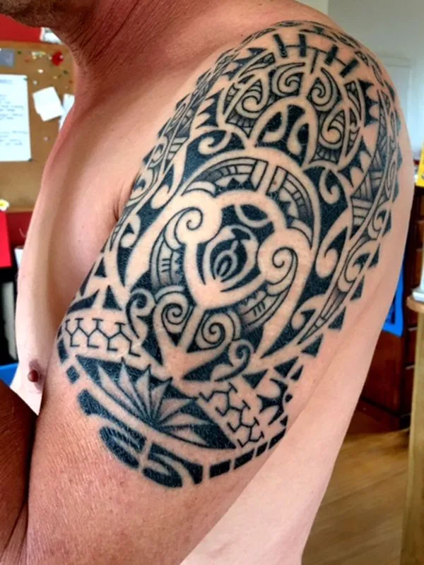 Real community tattoo placement: Volker - Whai tikanga