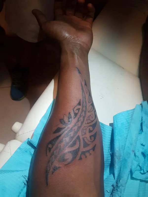 Real community tattoo placement: Yael - Kaponga