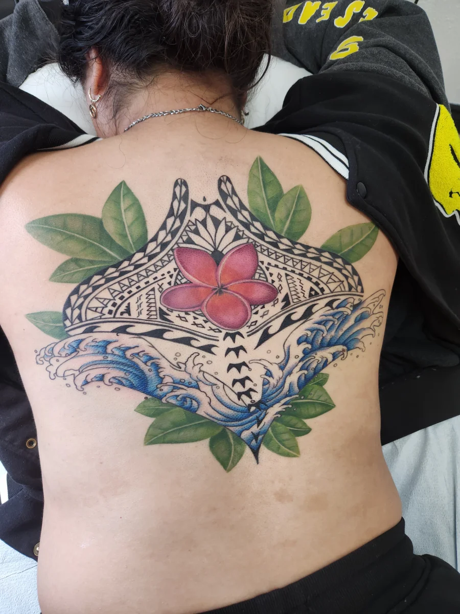 Real community tattoo placement: Ezra - Vairoiroi