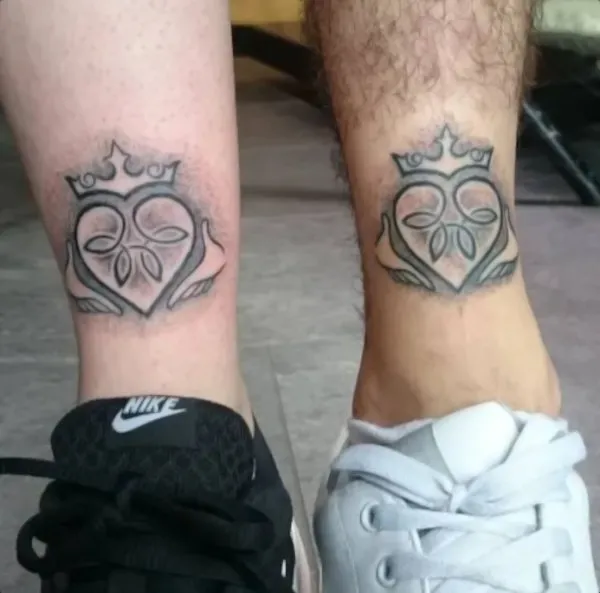 Real community tattoo placement: Guest - Claddagh