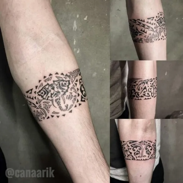 Real community tattoo placement: Guest - Puru inspired