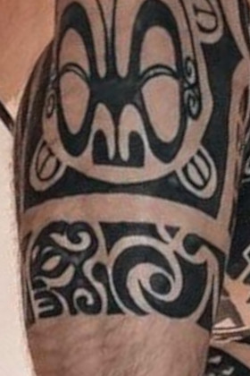 Angelo Carlucci wrist band closeup