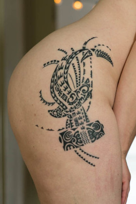 Evey Riunga tattoo detail