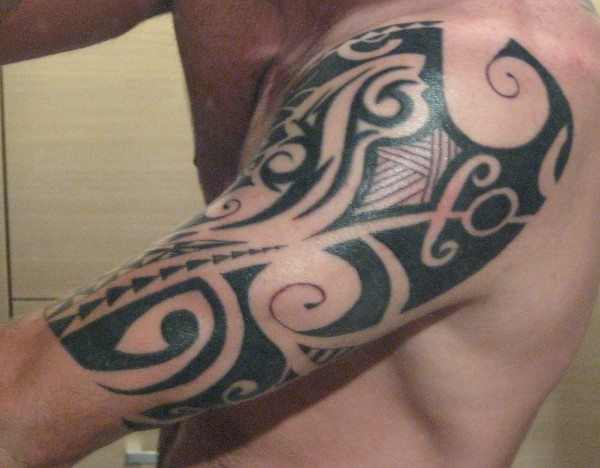 James - Polynesian arn outside
