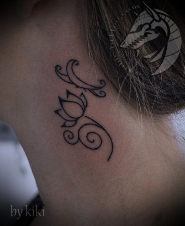 Kristina - Lotus and butterfly