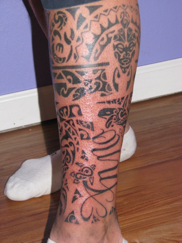 Matt - Polynesian leg piece
